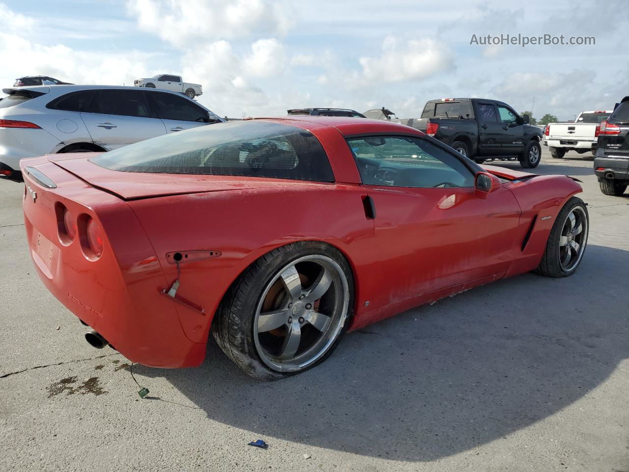 2006 Chevrolet Corvette  Red vin: 1G1YY25U365112198