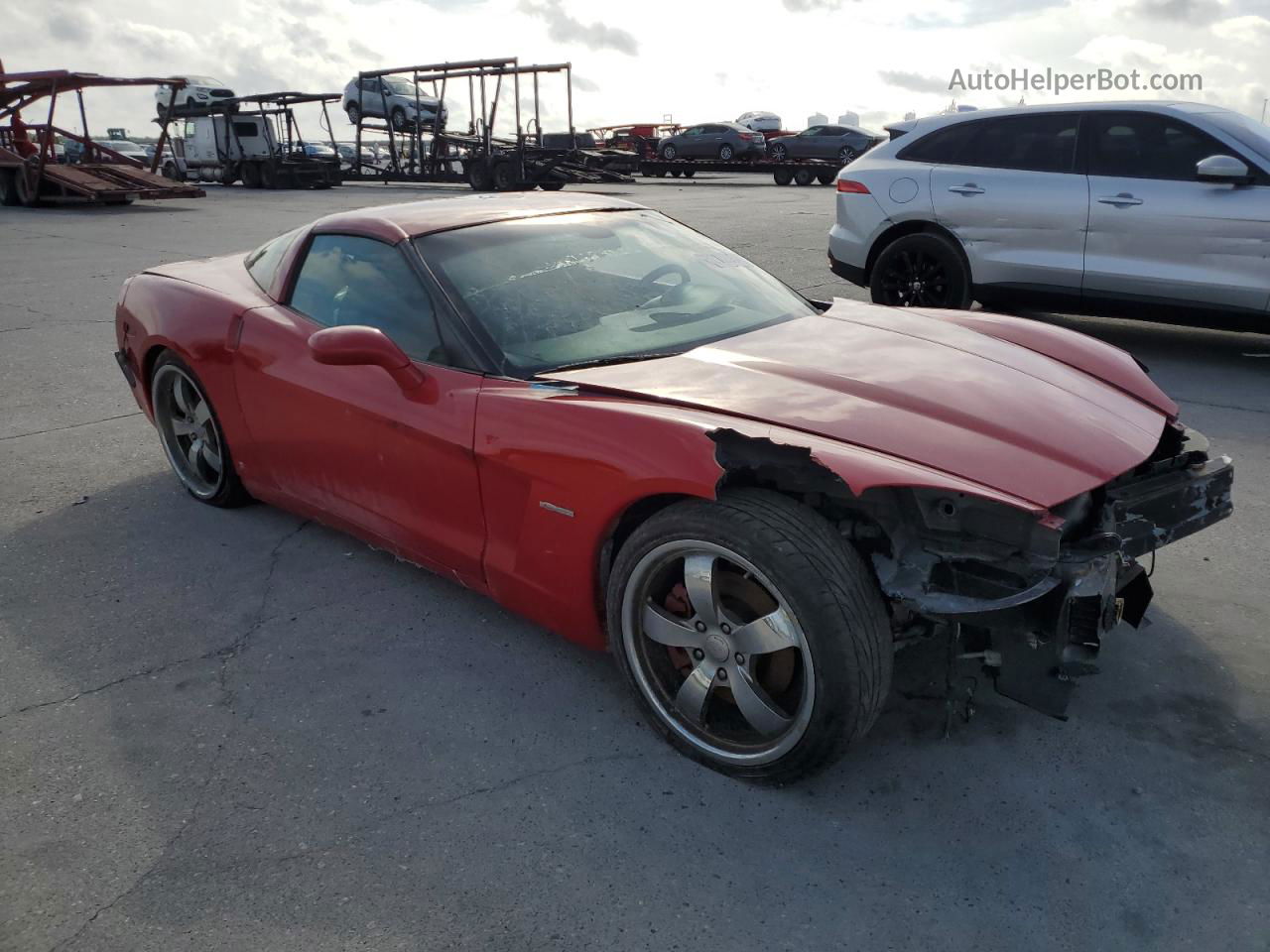 2006 Chevrolet Corvette  Red vin: 1G1YY25U365112198