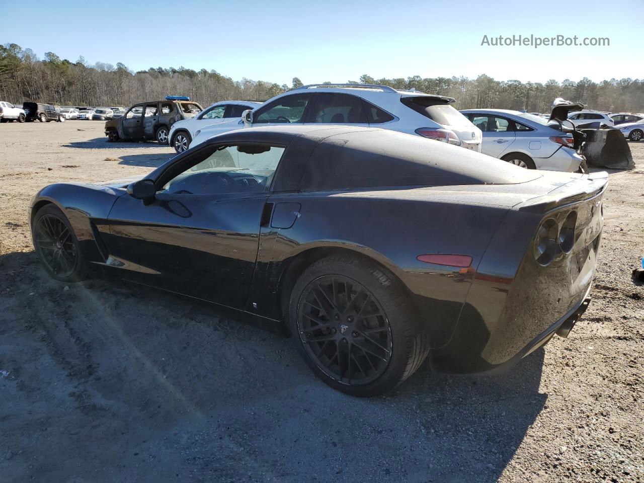 2006 Chevrolet Corvette  Black vin: 1G1YY25U465112355