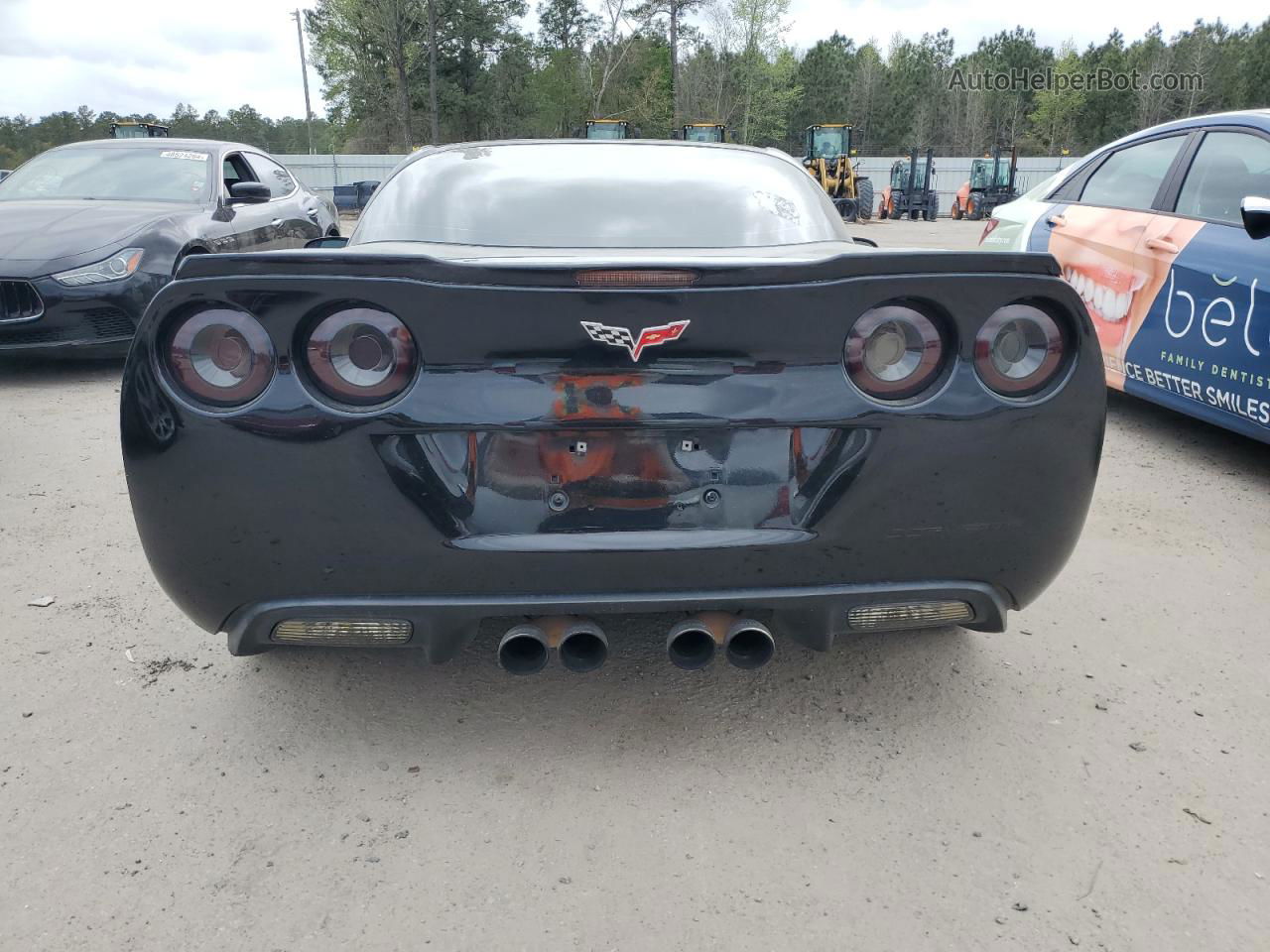 2006 Chevrolet Corvette  Черный vin: 1G1YY25U465112355