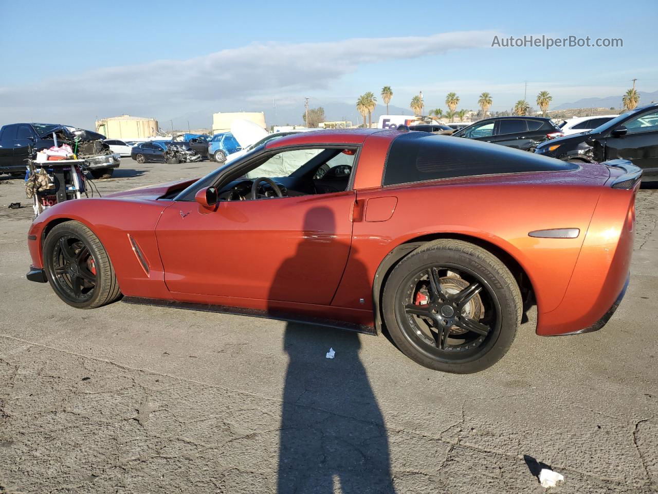 2006 Chevrolet Corvette  Orange vin: 1G1YY25U465112839