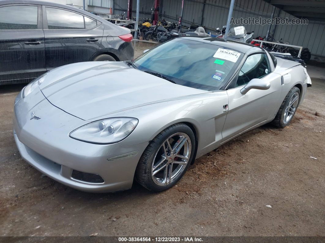 2006 Chevrolet Corvette   Silver vin: 1G1YY25U565107102