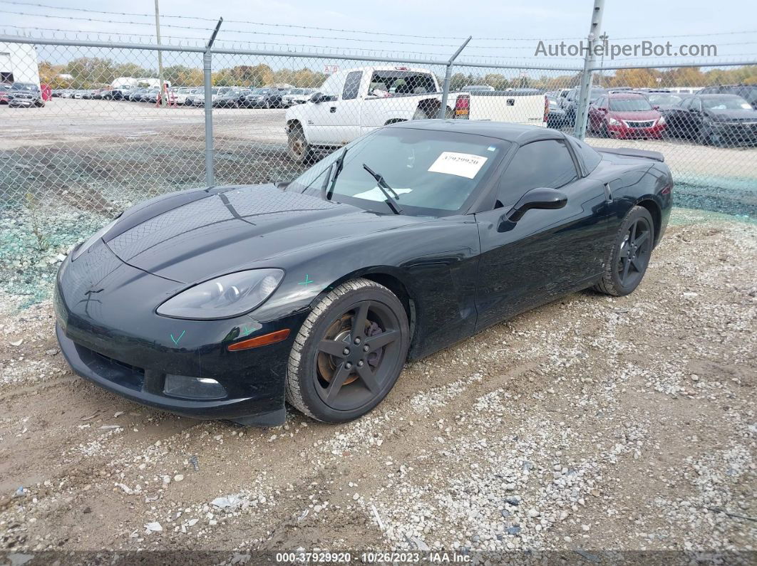 2006 Chevrolet Corvette Black vin: 1G1YY25U565133506