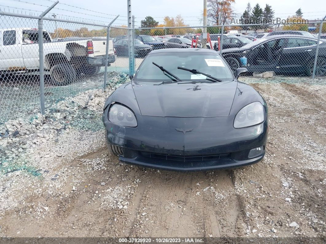 2006 Chevrolet Corvette Black vin: 1G1YY25U565133506