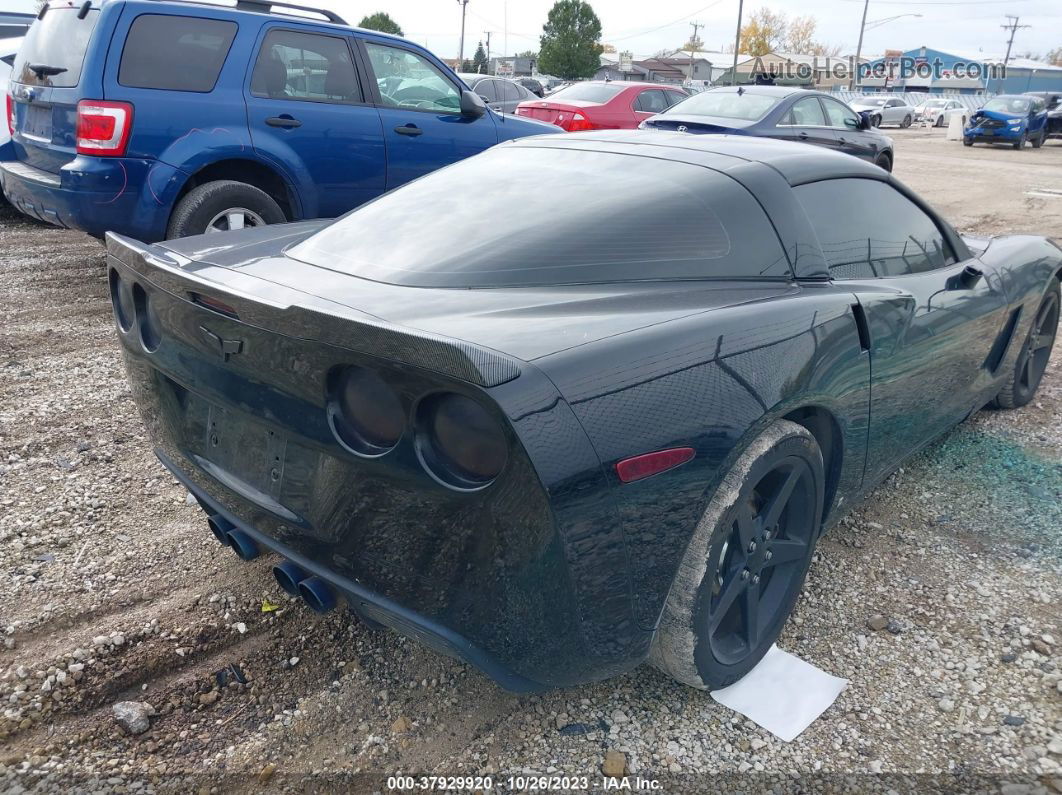 2006 Chevrolet Corvette Black vin: 1G1YY25U565133506