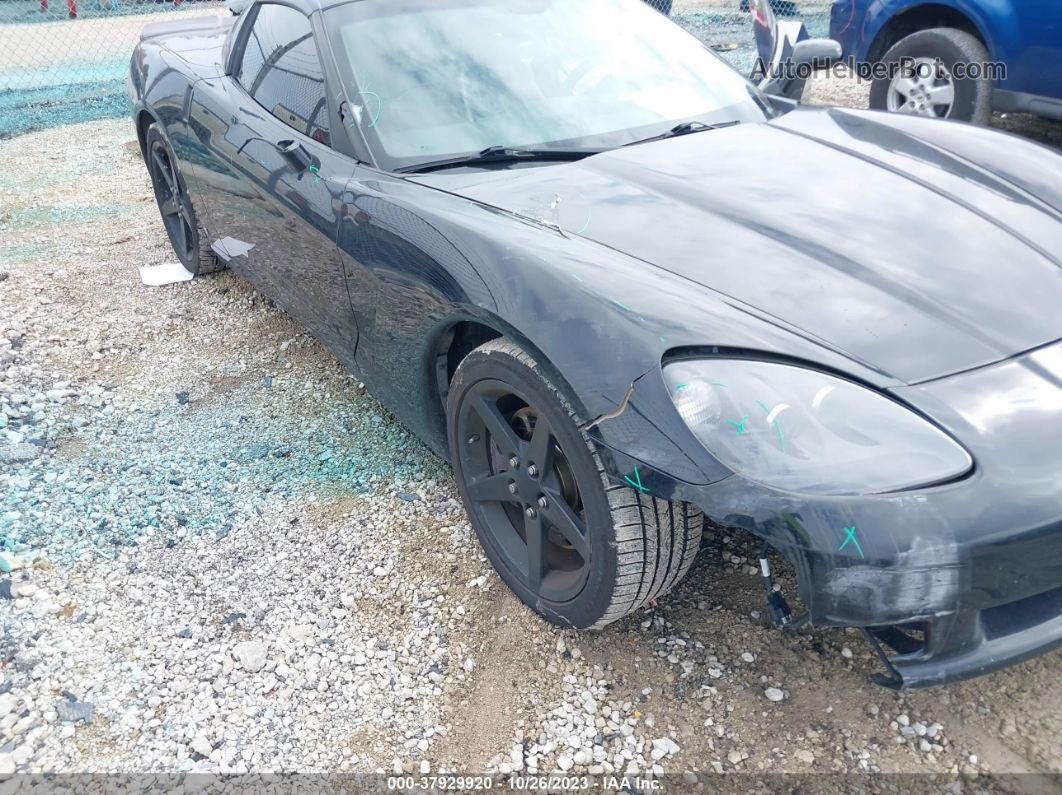 2006 Chevrolet Corvette Black vin: 1G1YY25U565133506