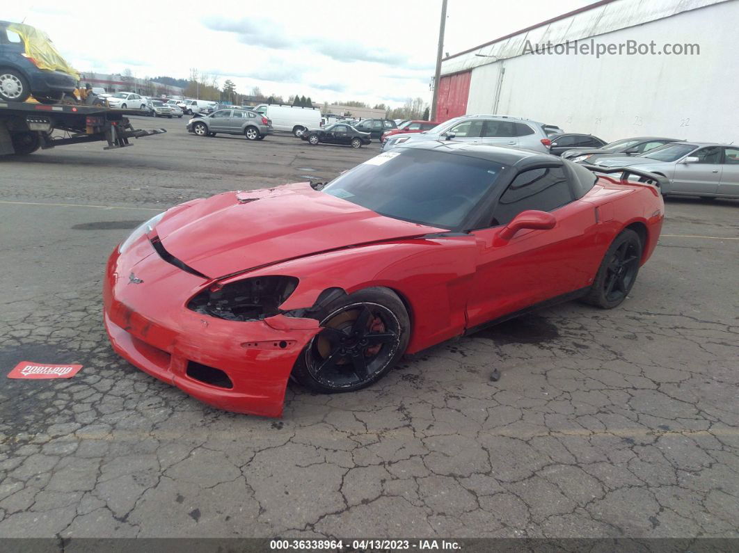 2006 Chevrolet Corvette   Красный vin: 1G1YY25U565133828