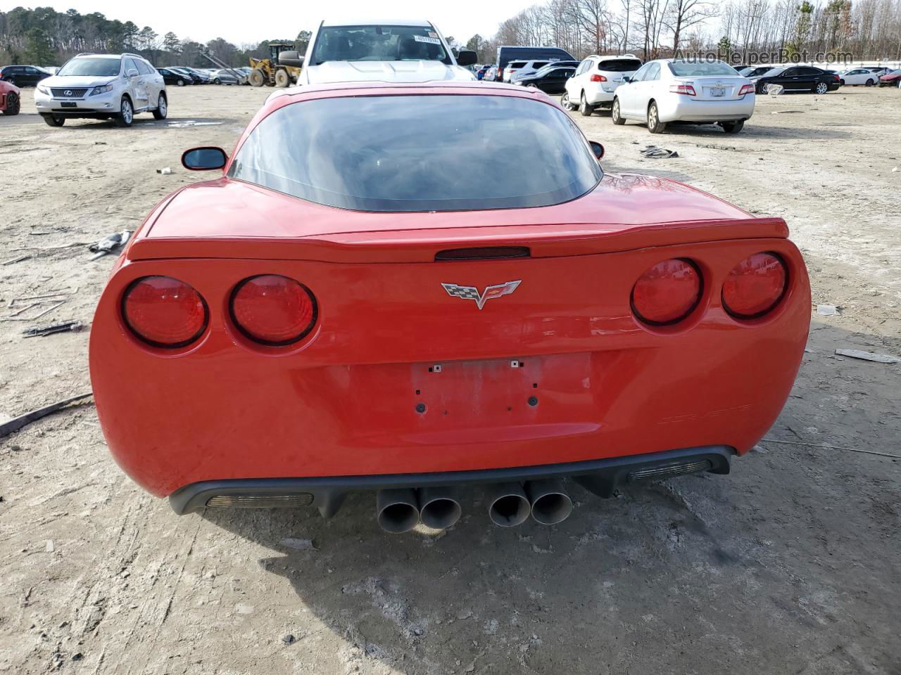 2006 Chevrolet Corvette  Red vin: 1G1YY25U865119373