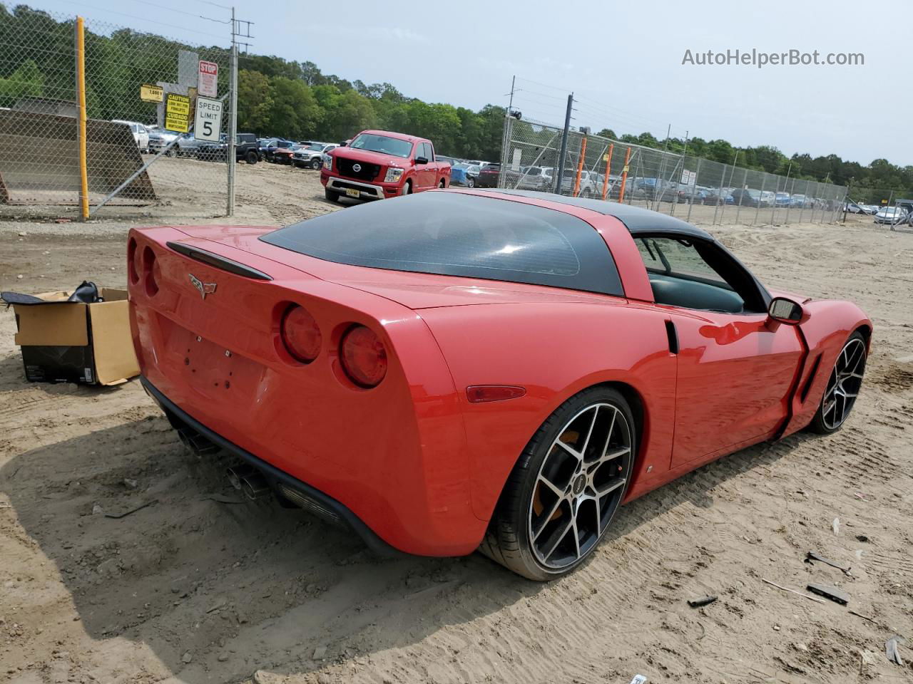 2006 Chevrolet Corvette  Red vin: 1G1YY25U865120653