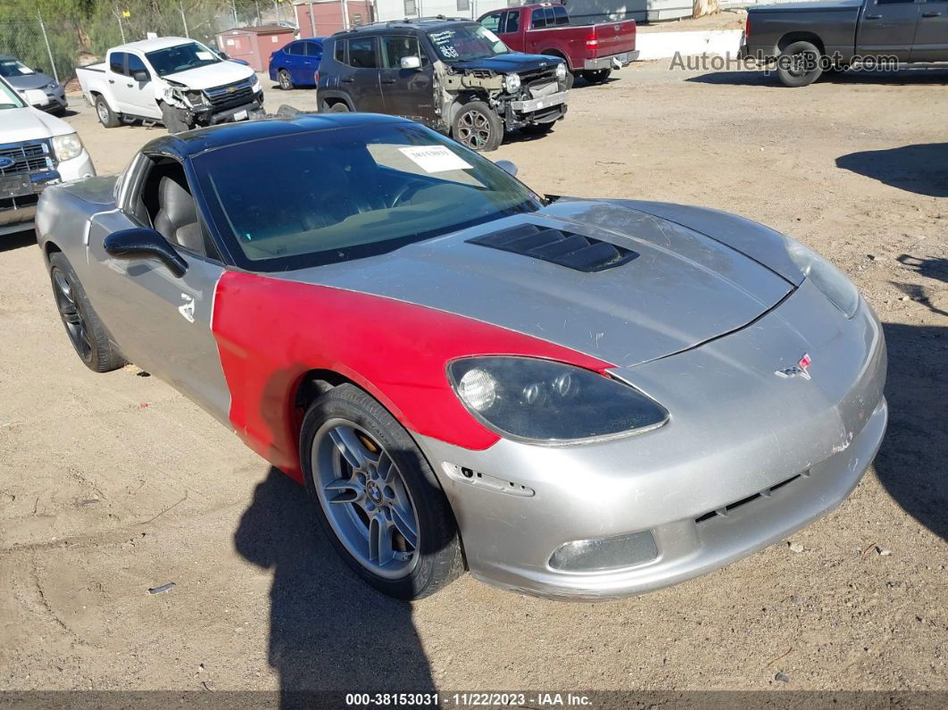 2006 Chevrolet Corvette Silver vin: 1G1YY25U865121754