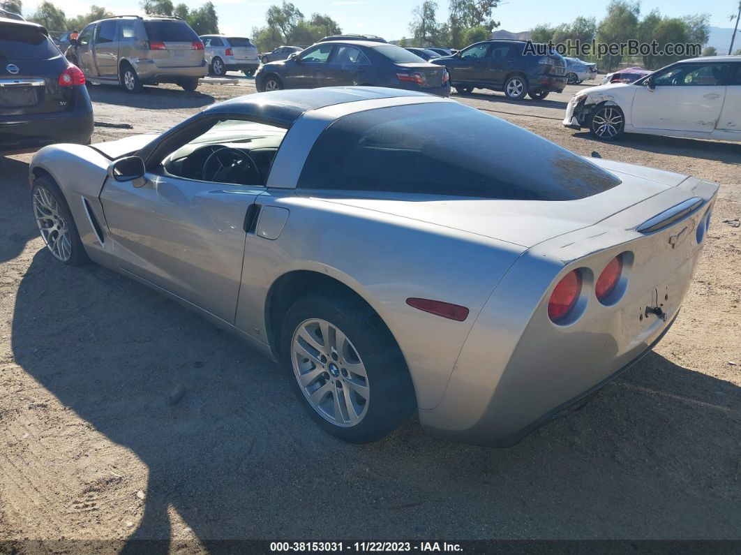 2006 Chevrolet Corvette Silver vin: 1G1YY25U865121754