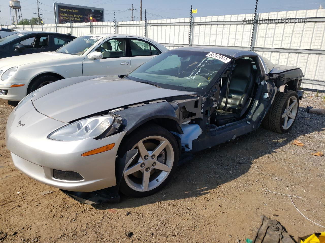 2006 Chevrolet Corvette  Silver vin: 1G1YY25U965116076