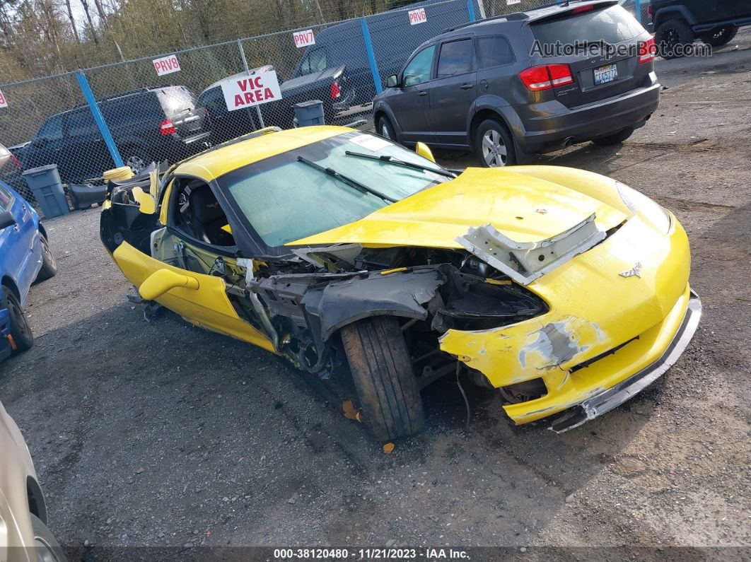 2006 Chevrolet Corvette Yellow vin: 1G1YY25U965132438