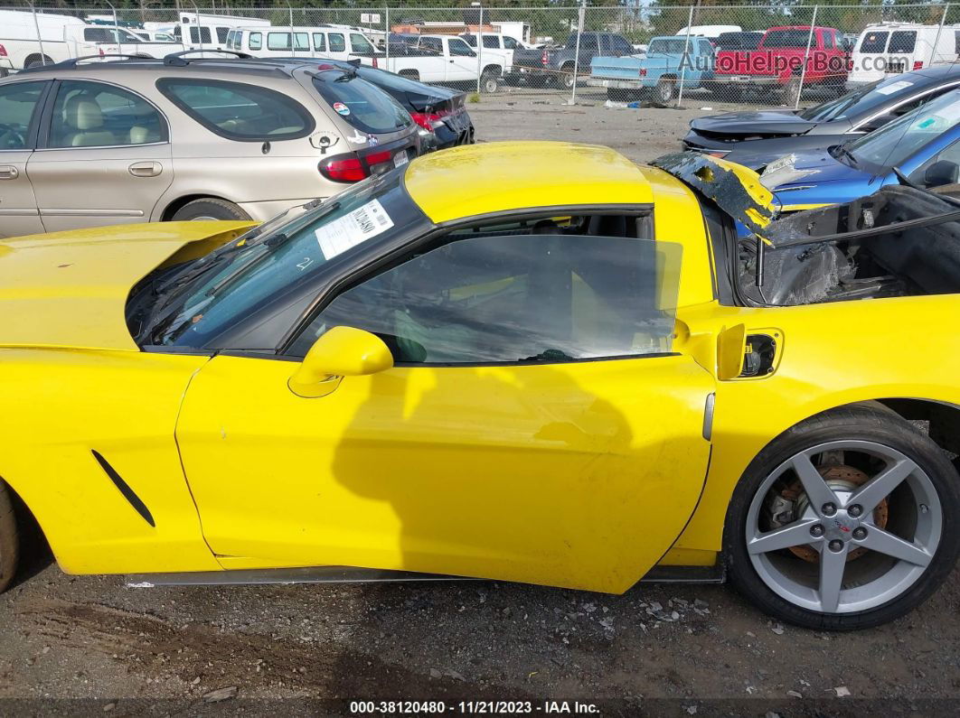 2006 Chevrolet Corvette Yellow vin: 1G1YY25U965132438