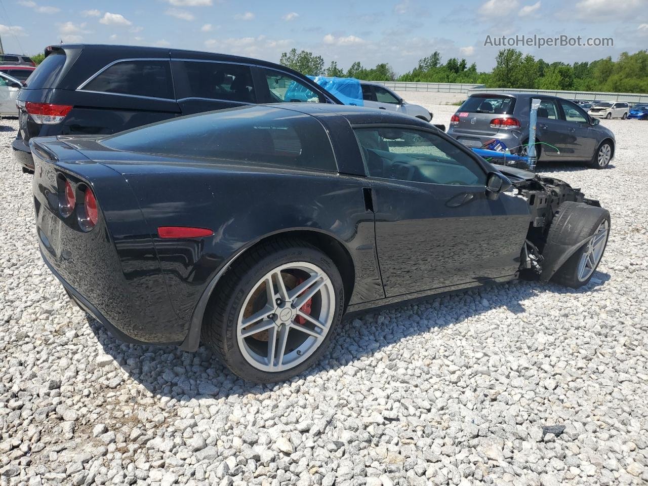 2006 Chevrolet Corvette Z06 Black vin: 1G1YY26E265113740