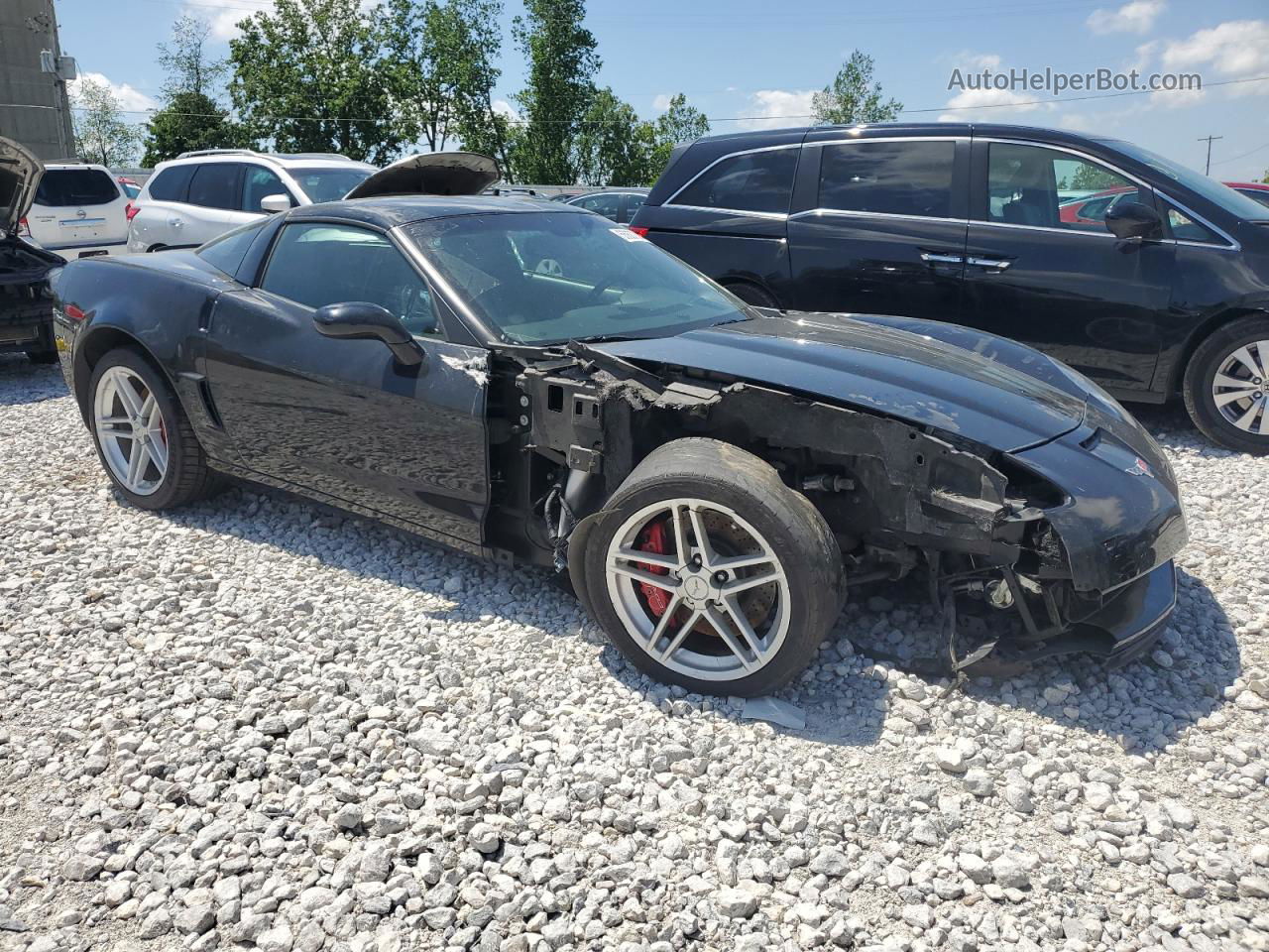 2006 Chevrolet Corvette Z06 Black vin: 1G1YY26E265113740