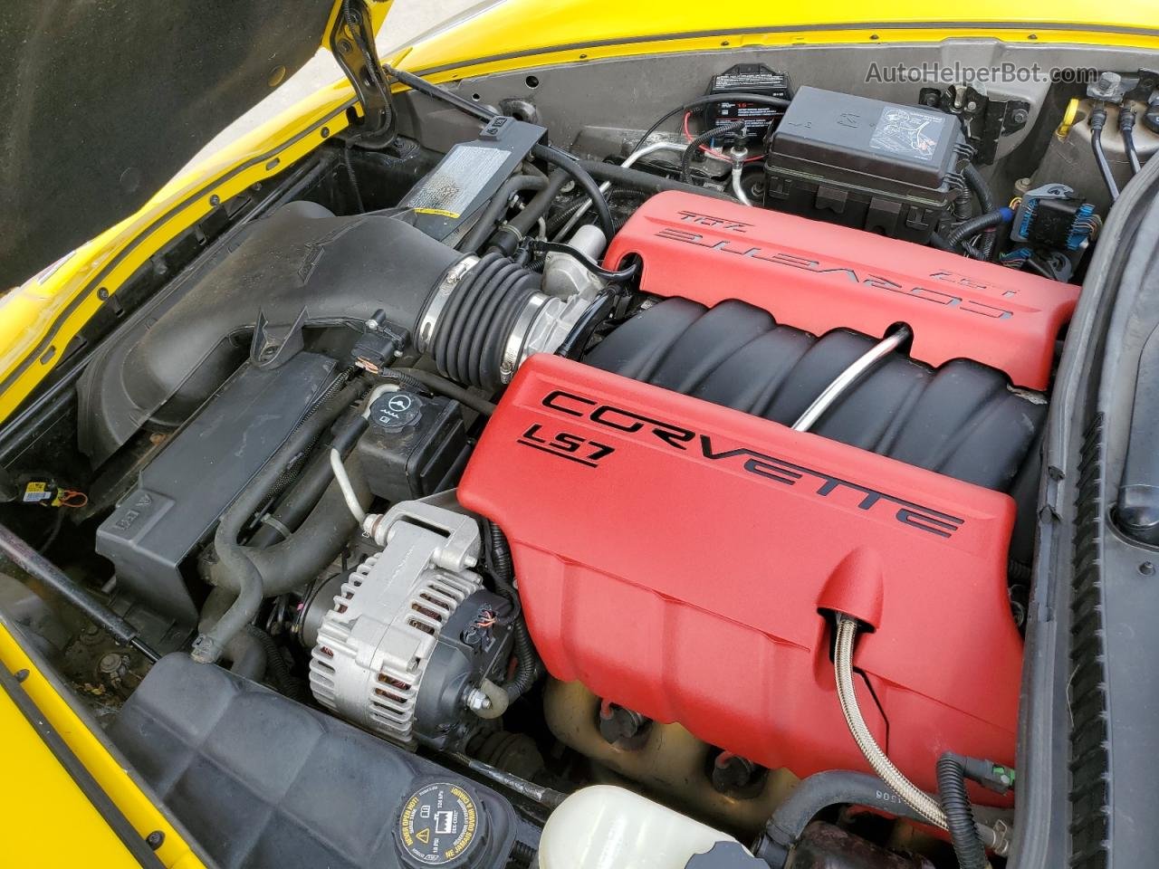 2006 Chevrolet Corvette Z06 Желтый vin: 1G1YY26E265130652