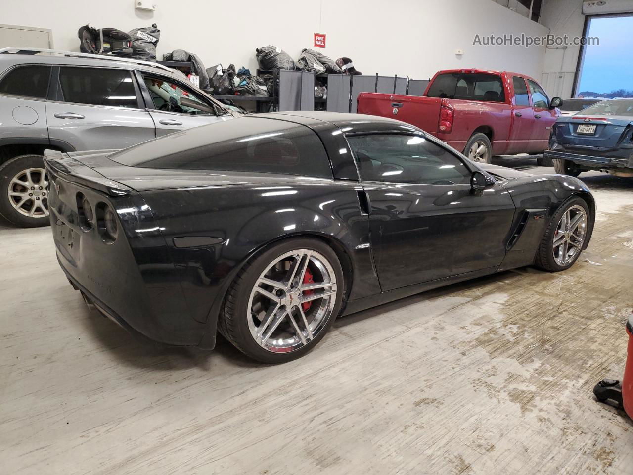 2006 Chevrolet Corvette Z06 Black vin: 1G1YY26E365132426