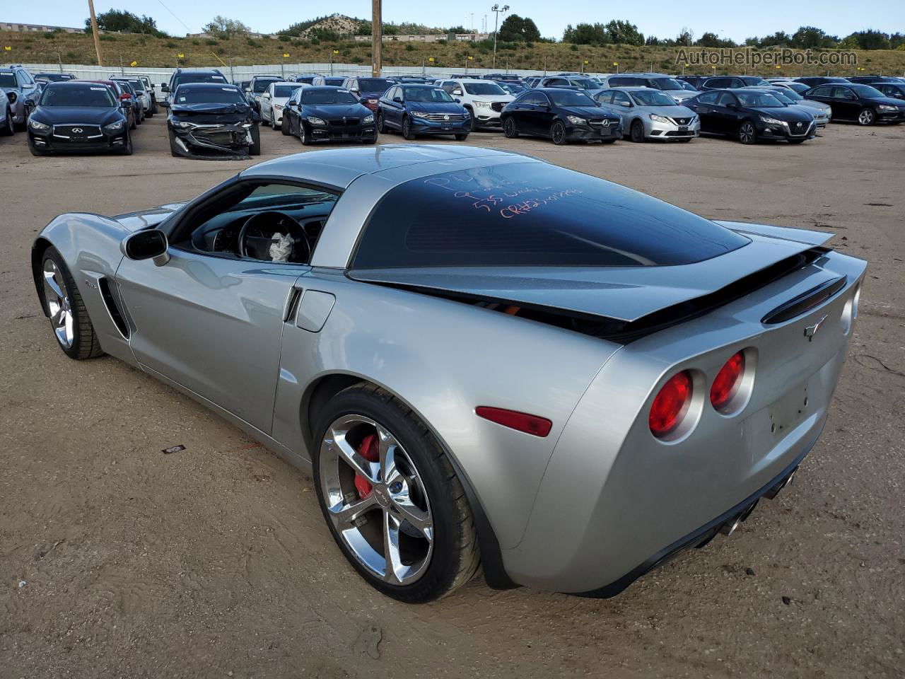 2006 Chevrolet Corvette Z06 Silver vin: 1G1YY26E465112573