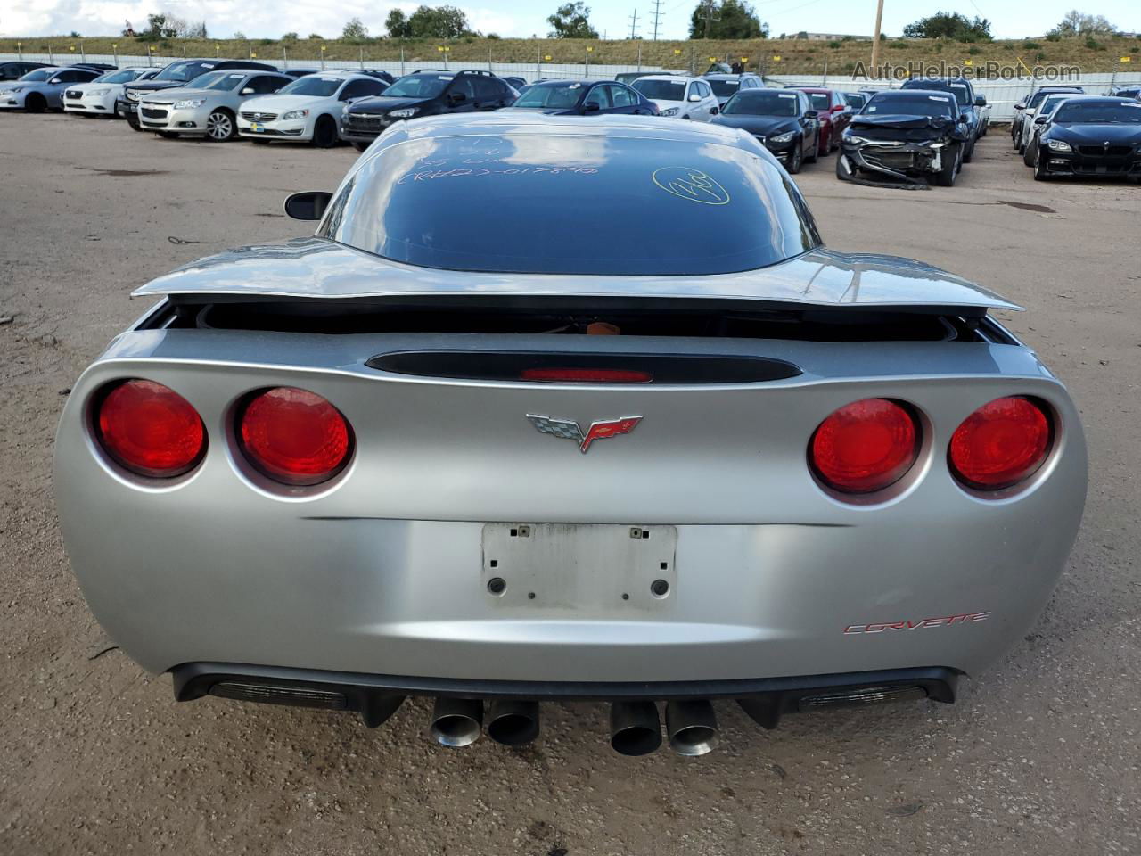 2006 Chevrolet Corvette Z06 Silver vin: 1G1YY26E465112573