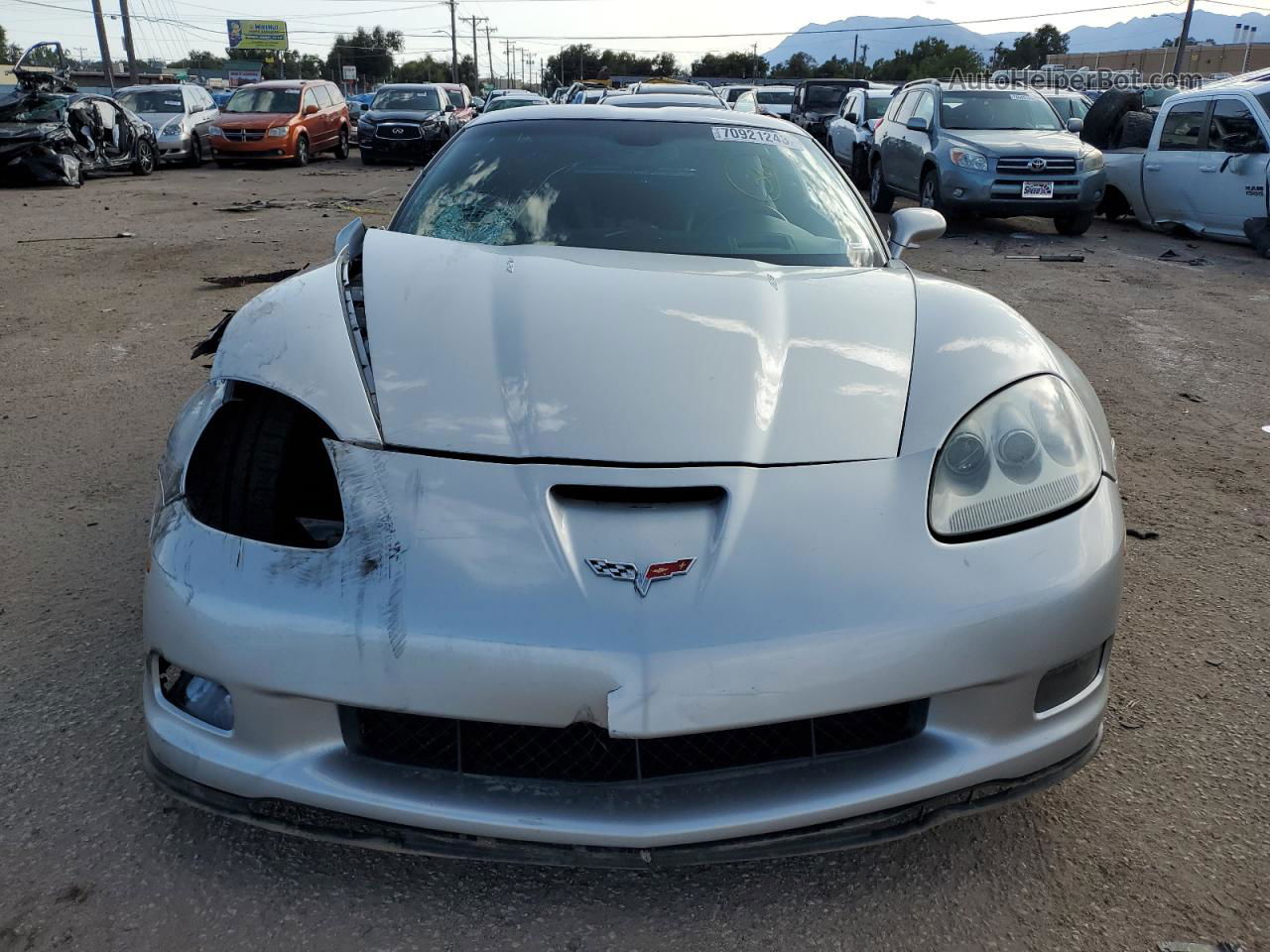 2006 Chevrolet Corvette Z06 Silver vin: 1G1YY26E465112573