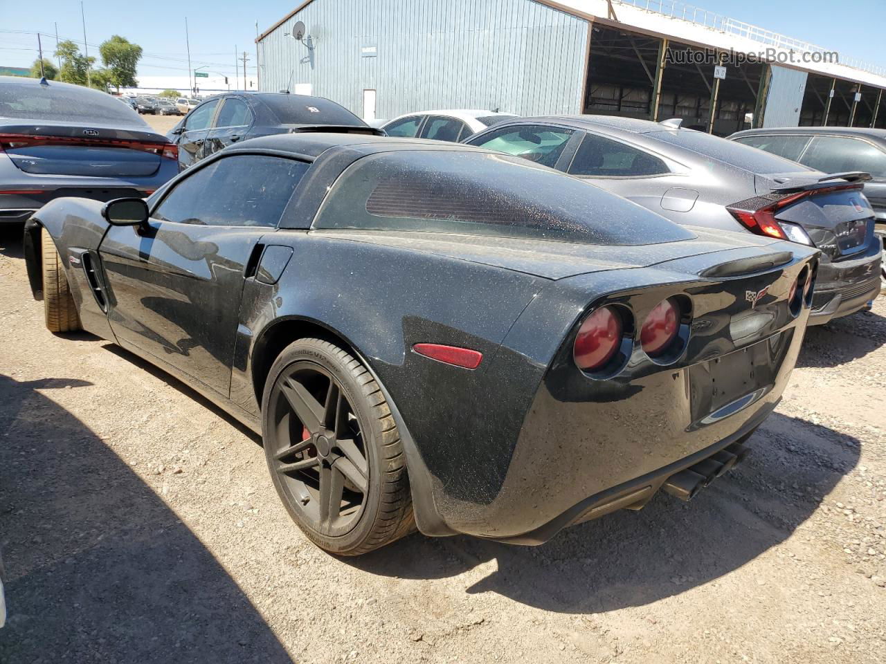 2006 Chevrolet Corvette Z06 Black vin: 1G1YY26E465117398