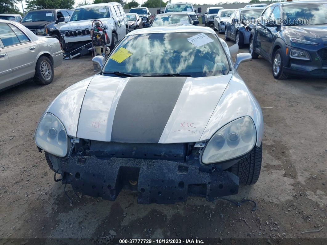 2006 Chevrolet Corvette Silver vin: 1G1YY26U065129586