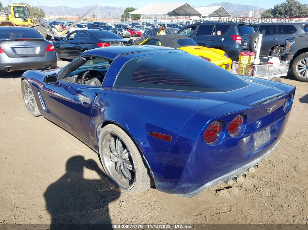 2006 Chevrolet Corvette Blue vin: 1G1YY26U165118287