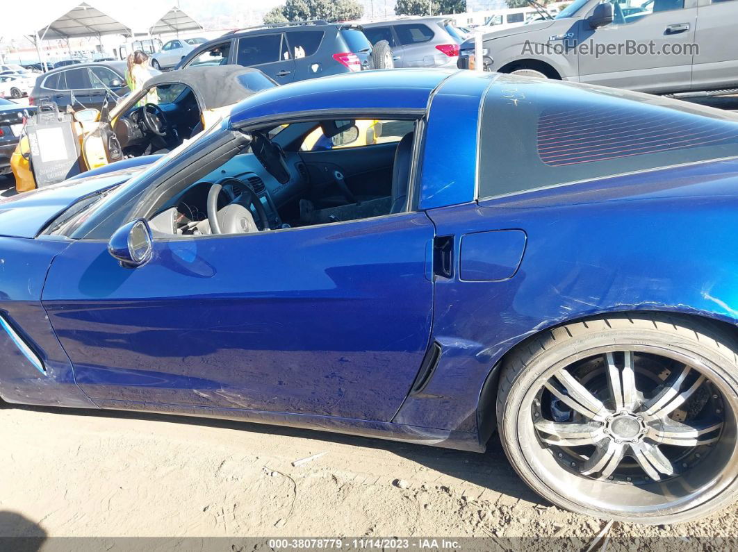 2006 Chevrolet Corvette Blue vin: 1G1YY26U165118287