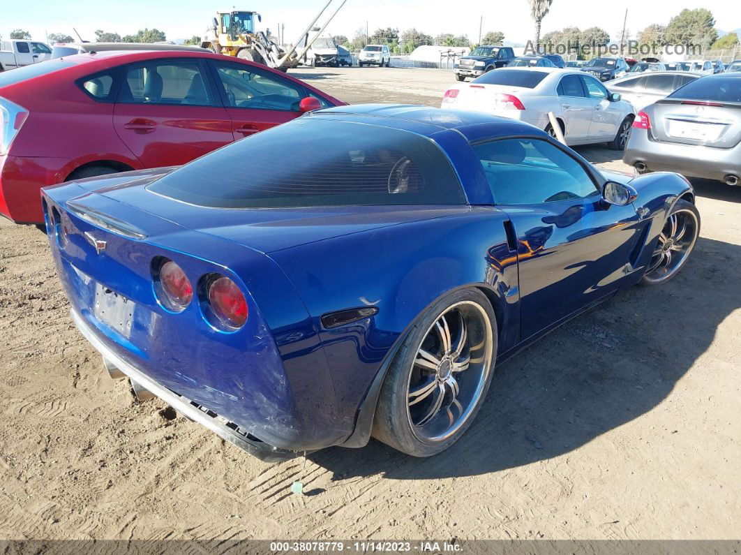 2006 Chevrolet Corvette Blue vin: 1G1YY26U165118287