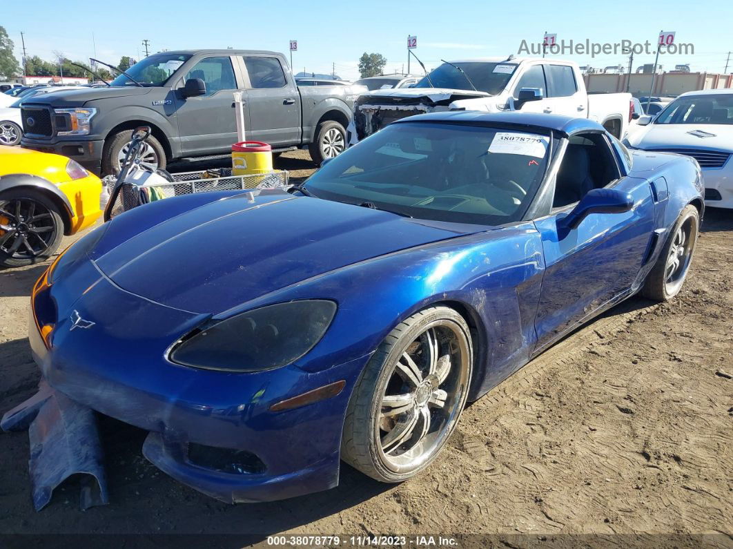 2006 Chevrolet Corvette Blue vin: 1G1YY26U165118287