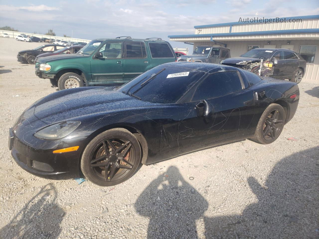 2006 Chevrolet Corvette  Black vin: 1G1YY26U165122145