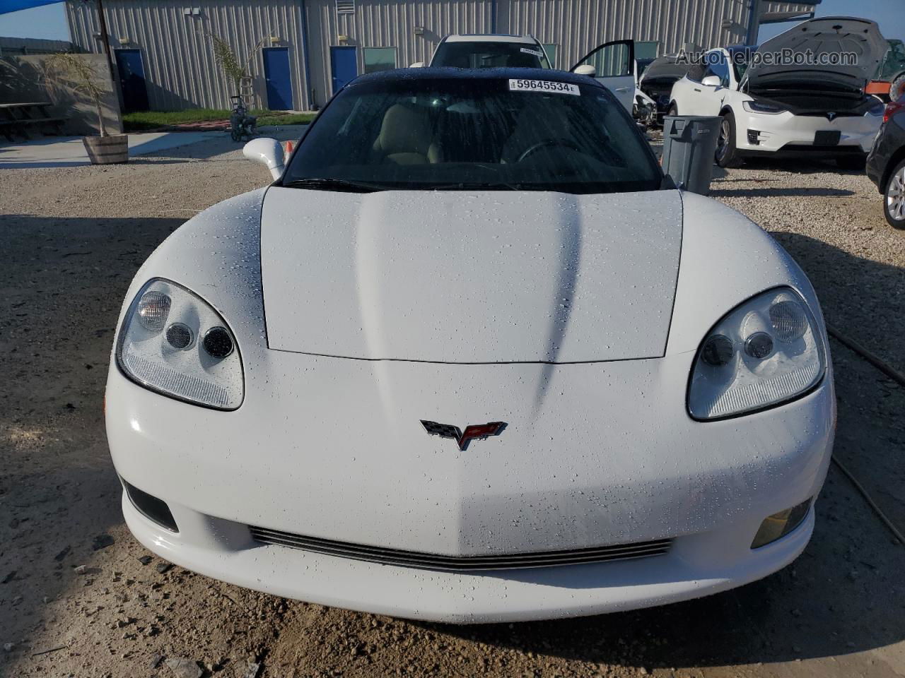 2006 Chevrolet Corvette  White vin: 1G1YY26U265120971