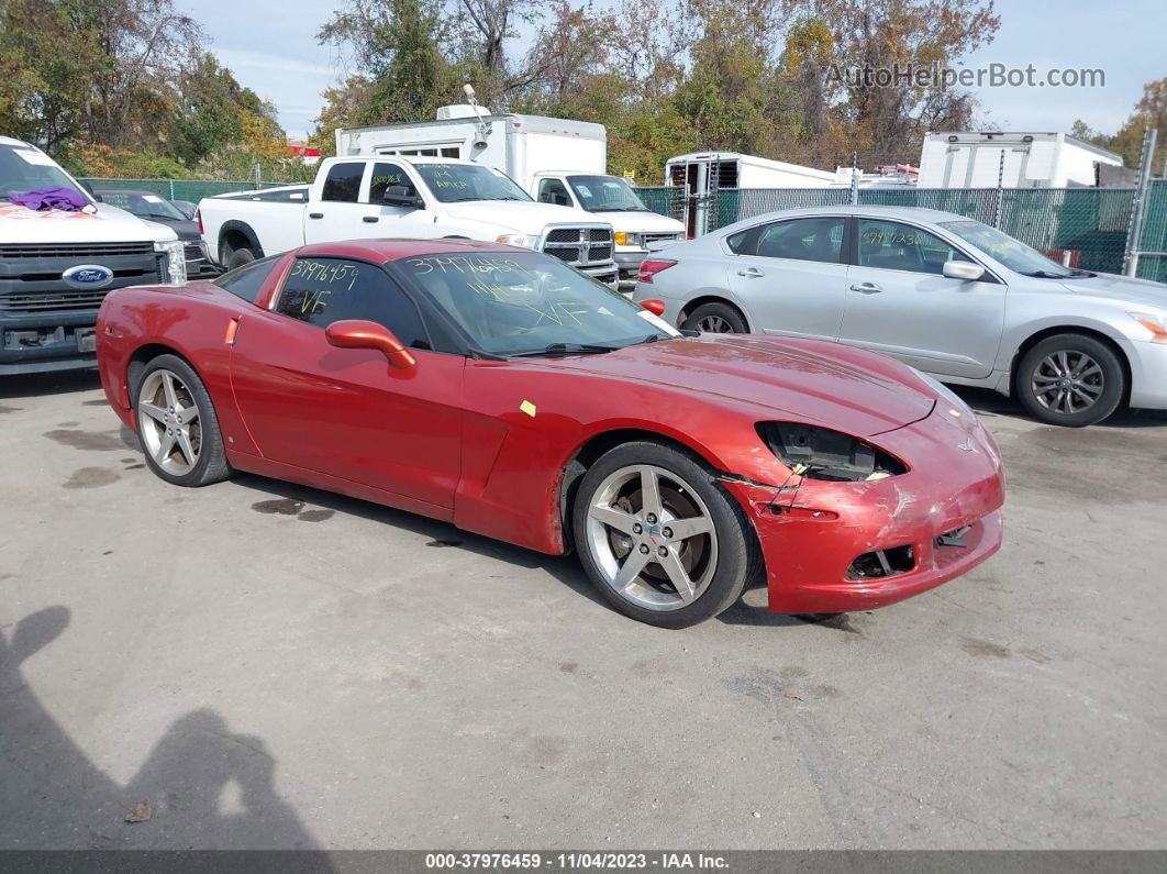 2006 Chevrolet Corvette   Красный vin: 1G1YY26U365106285