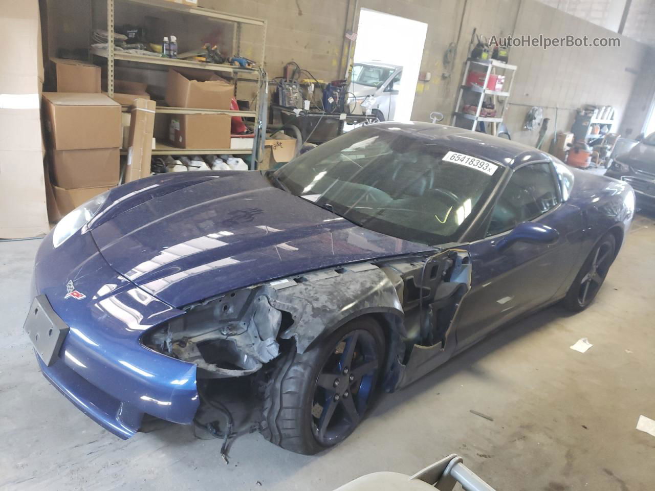 2006 Chevrolet Corvette  Blue vin: 1G1YY26U365108764