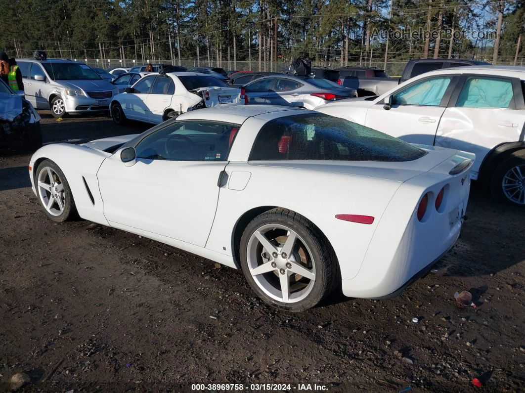 2006 Chevrolet Corvette   White vin: 1G1YY26U365129534