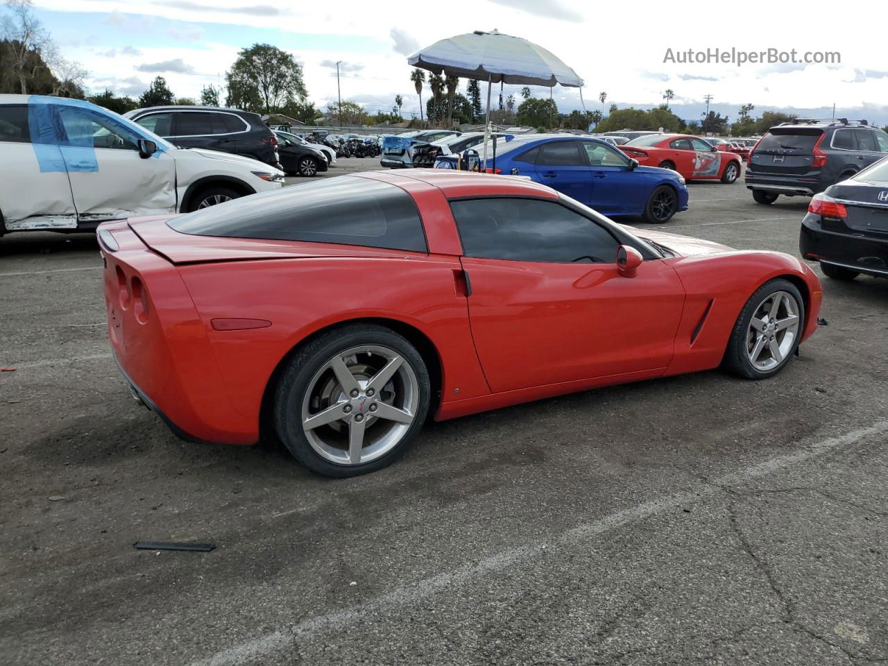 2006 Chevrolet Corvette  Red vin: 1G1YY26U365131252