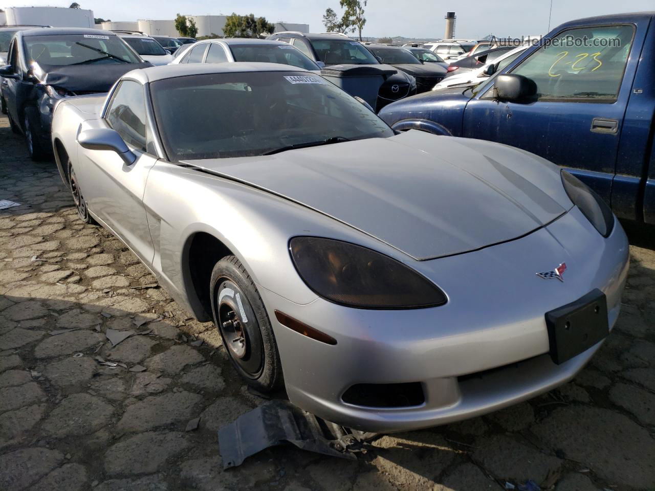 2006 Chevrolet Corvette  Silver vin: 1G1YY26U465109101