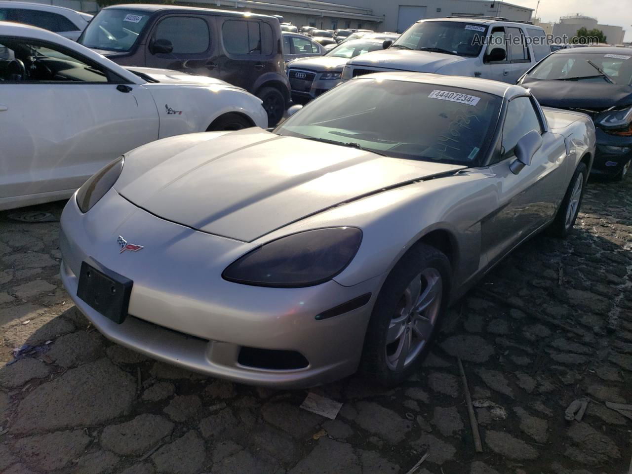 2006 Chevrolet Corvette  Silver vin: 1G1YY26U465109101