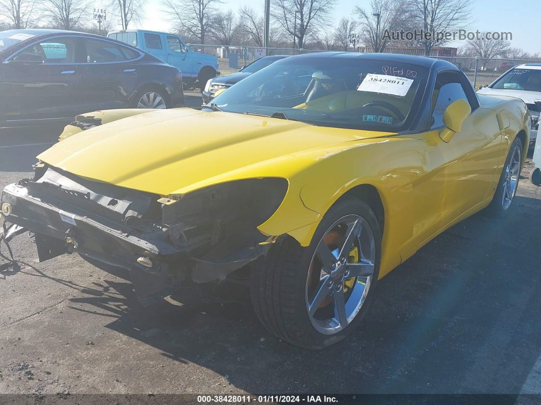 2006 Chevrolet Corvette   Yellow vin: 1G1YY26U465110426