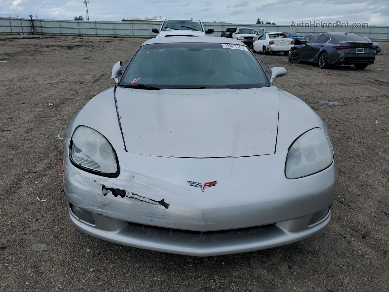 2006 Chevrolet Corvette  Silver vin: 1G1YY26U565105347