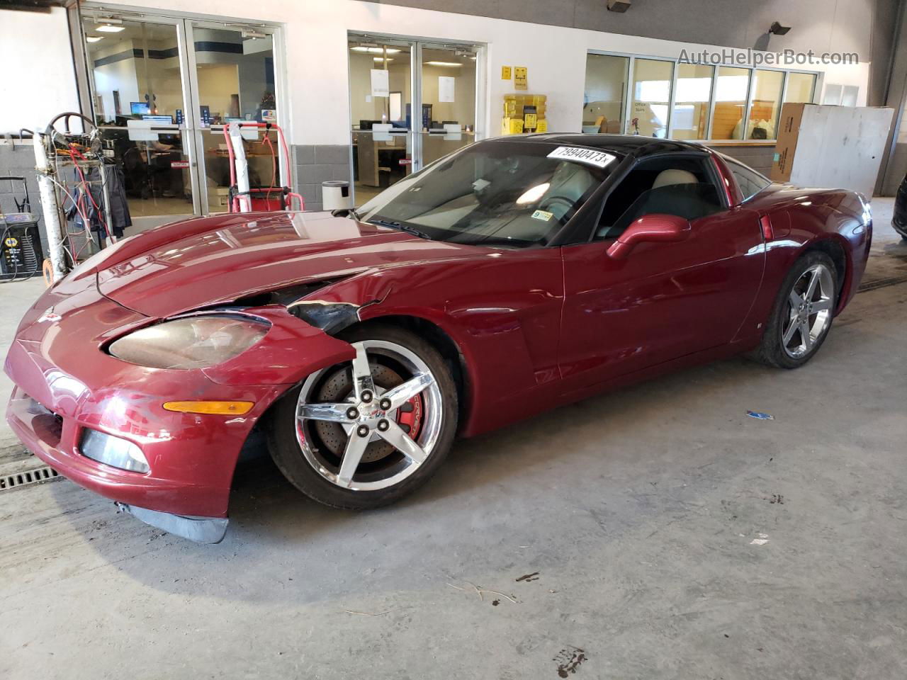 2006 Chevrolet Corvette  Burgundy vin: 1G1YY26U565133505