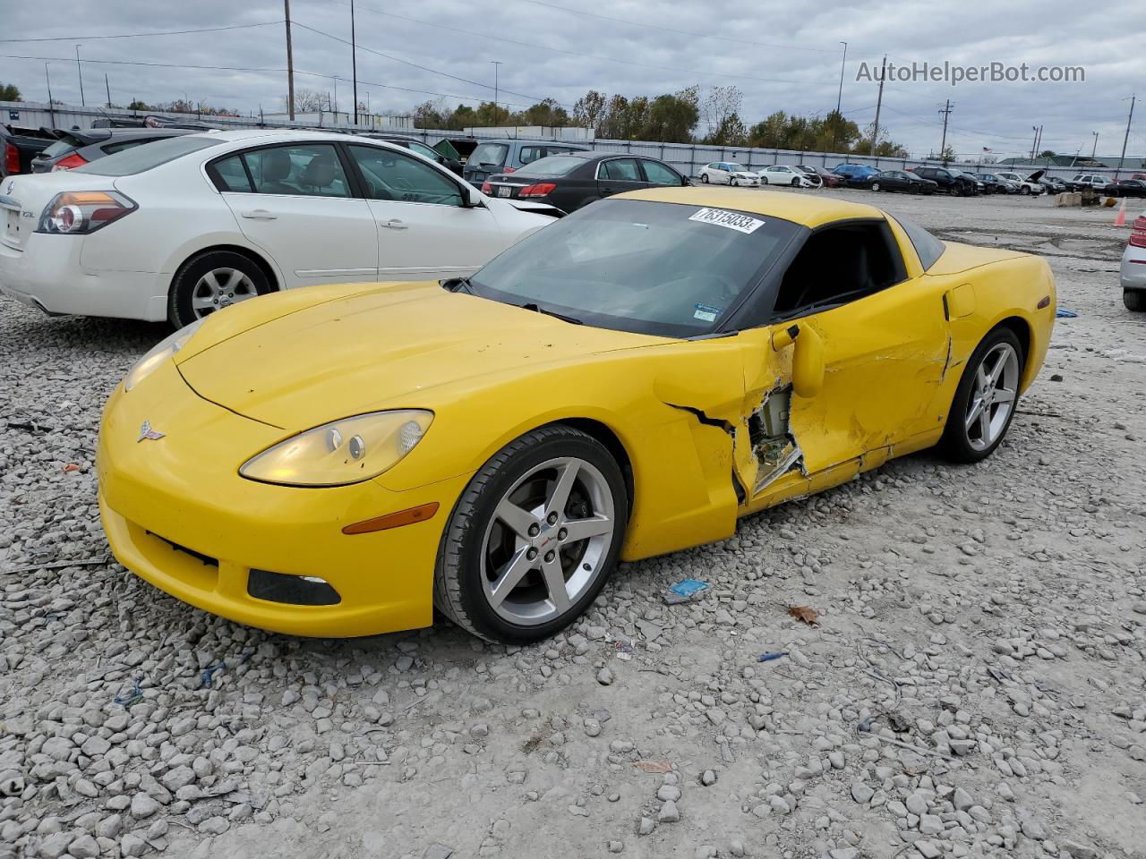 2006 Chevrolet Corvette  Yellow vin: 1G1YY26U665106717