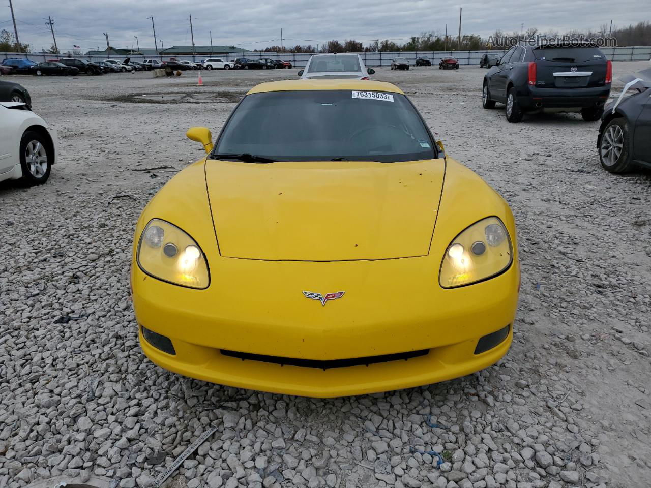 2006 Chevrolet Corvette  Yellow vin: 1G1YY26U665106717