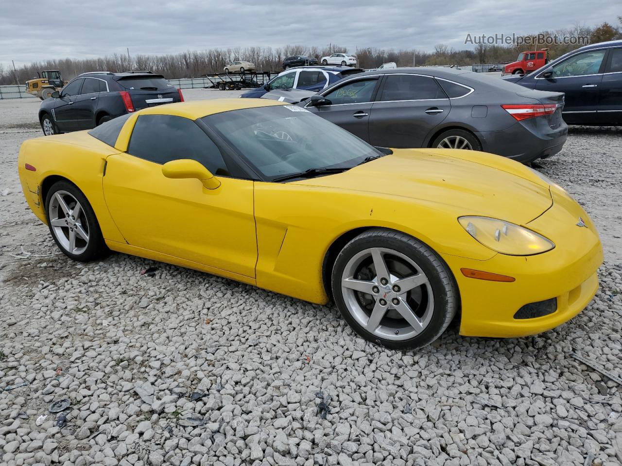 2006 Chevrolet Corvette  Yellow vin: 1G1YY26U665106717