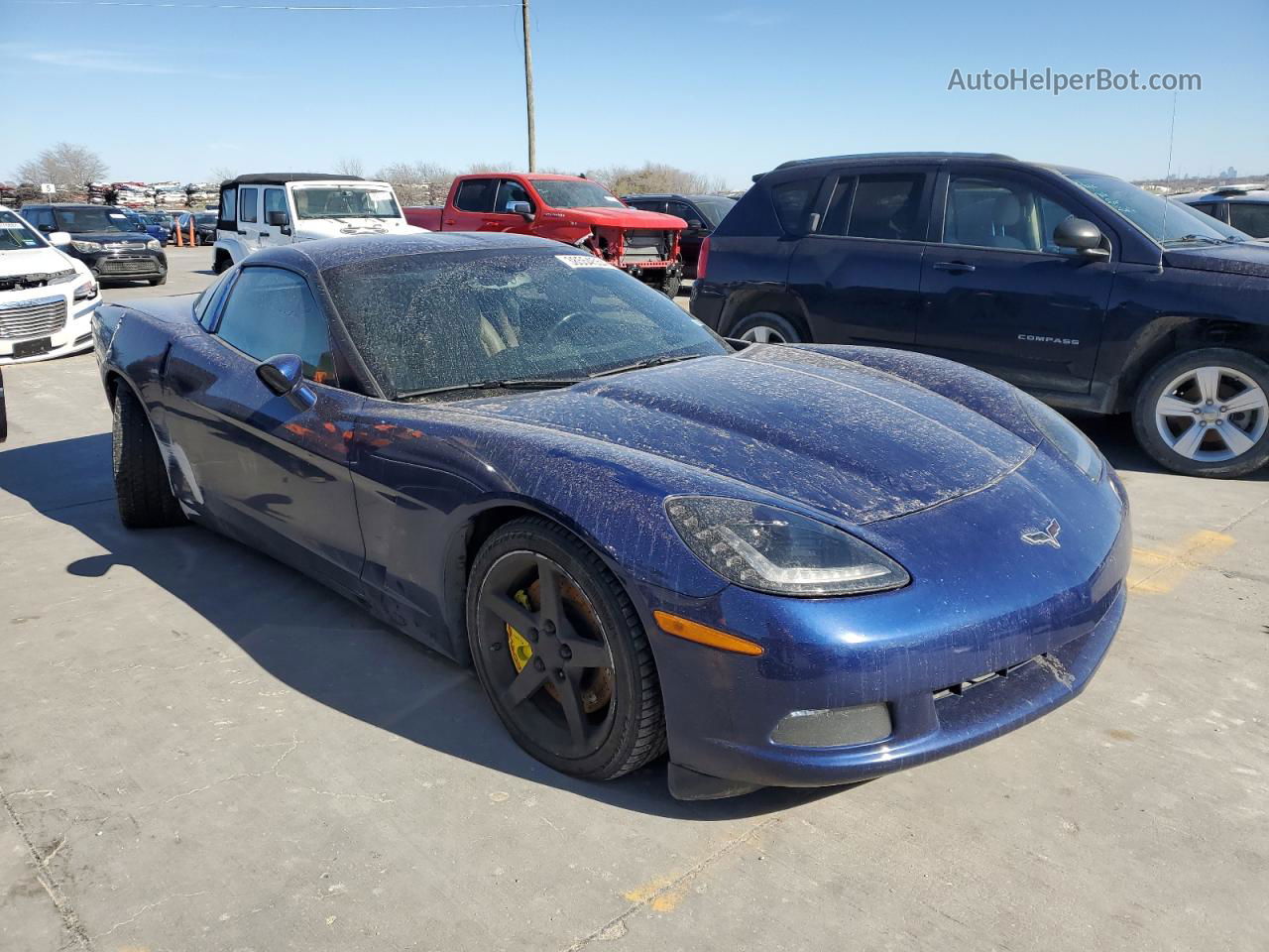 2006 Chevrolet Corvette  Blue vin: 1G1YY26U665126126