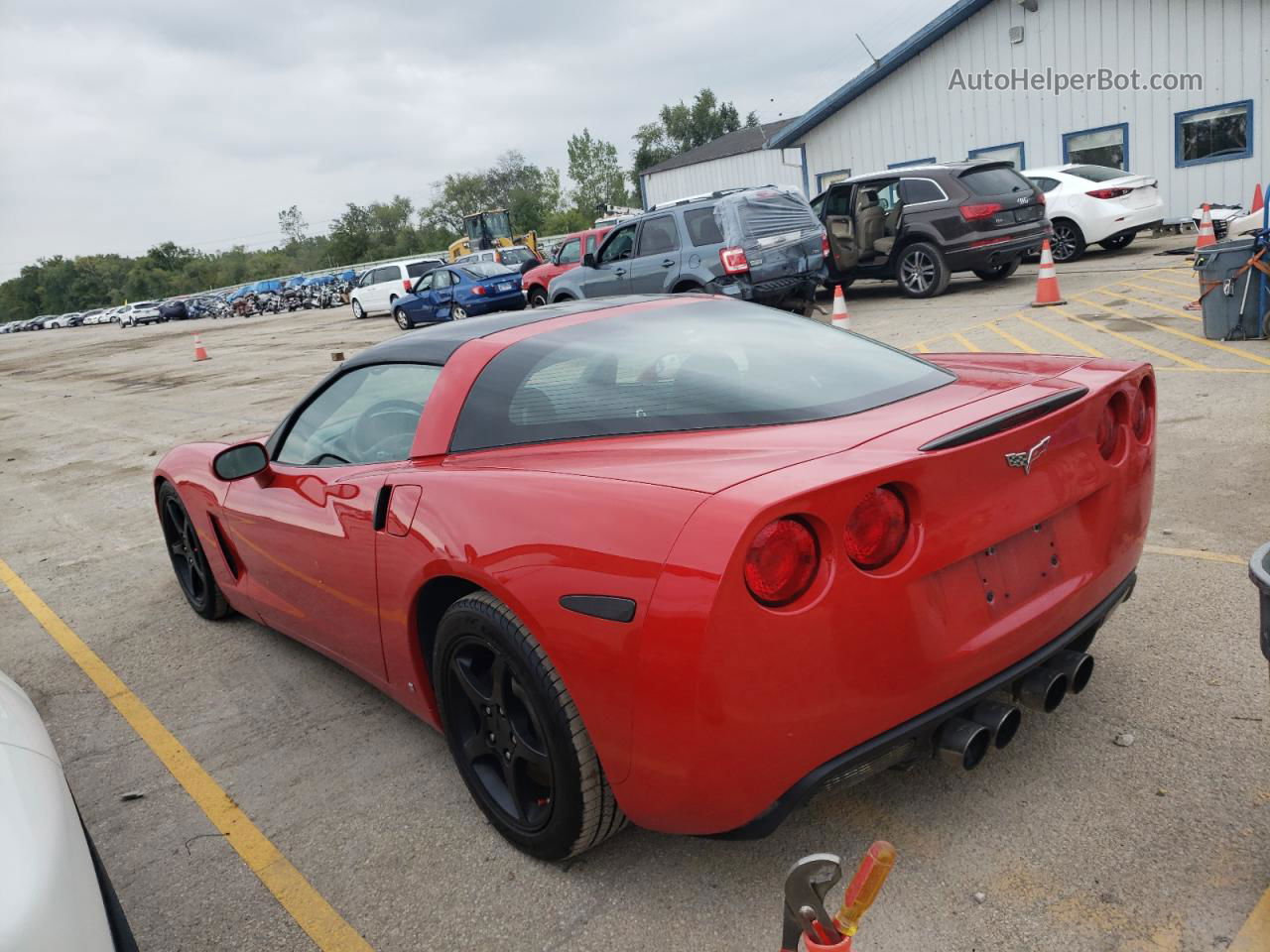 2006 Chevrolet Corvette  Red vin: 1G1YY26U765102790