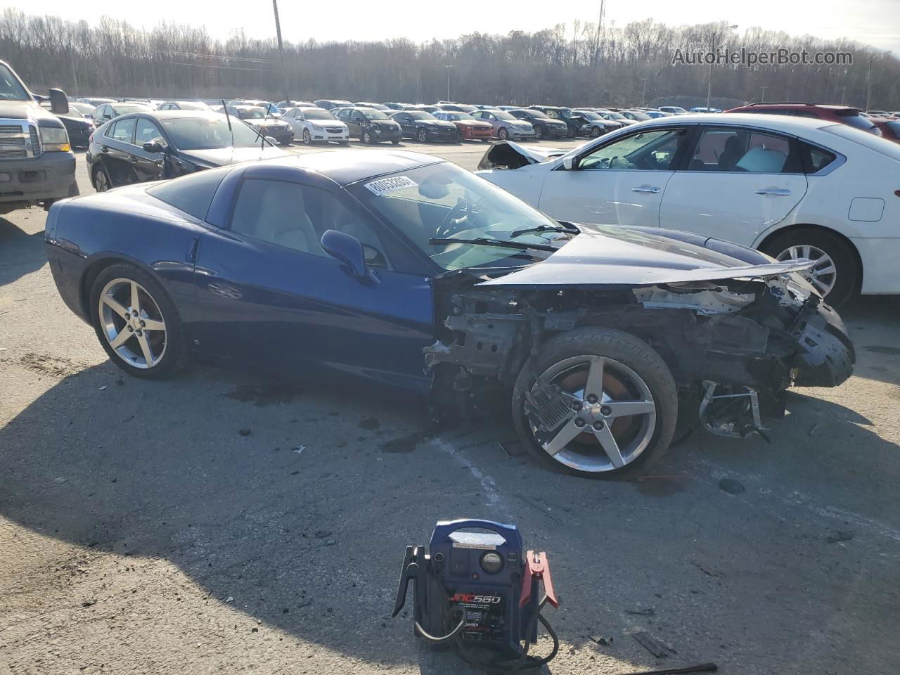 2006 Chevrolet Corvette  Blue vin: 1G1YY26U765110789