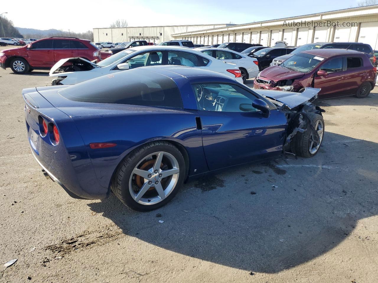 2006 Chevrolet Corvette  Blue vin: 1G1YY26U765110789