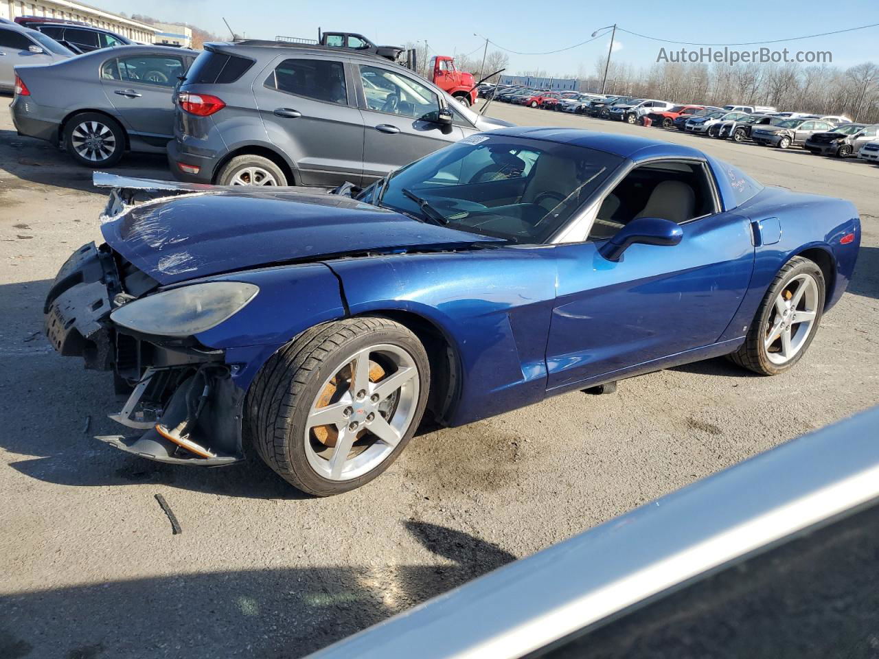 2006 Chevrolet Corvette  Blue vin: 1G1YY26U765110789